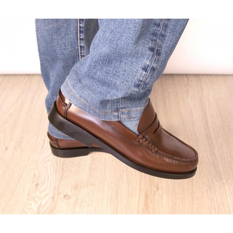 zerimar shoes Mocasines ultraligeros de hombre con antifaz burdeos Outlet