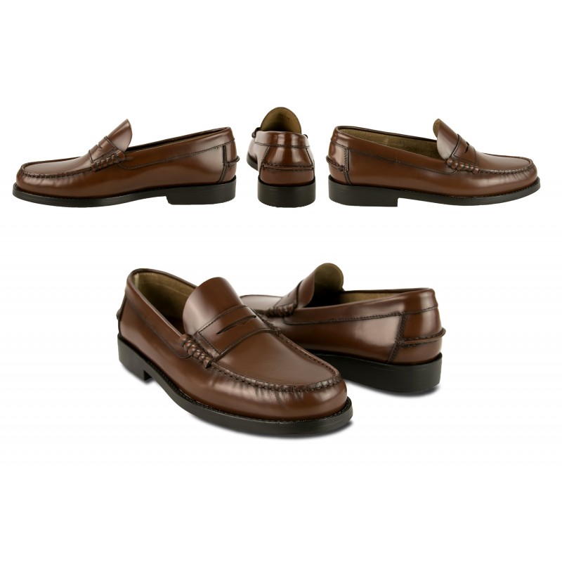 zerimar shoes Mocasines ultraligeros de hombre con antifaz burdeos Outlet