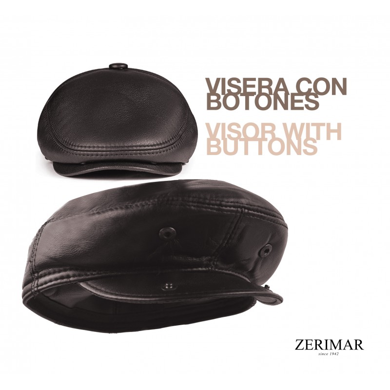 zerimar shoes Gorra de cuero tipo boina estilo Peaky Blinders Gorra Gatsby Rebajas