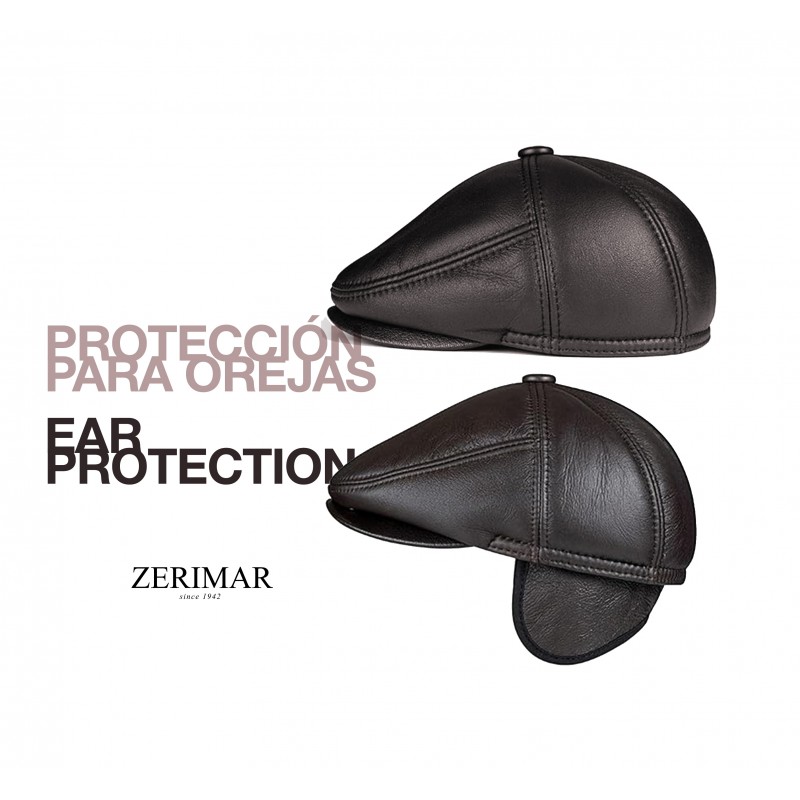 zerimar shoes Gorra de cuero tipo boina estilo Peaky Blinders Gorra Gatsby Rebajas