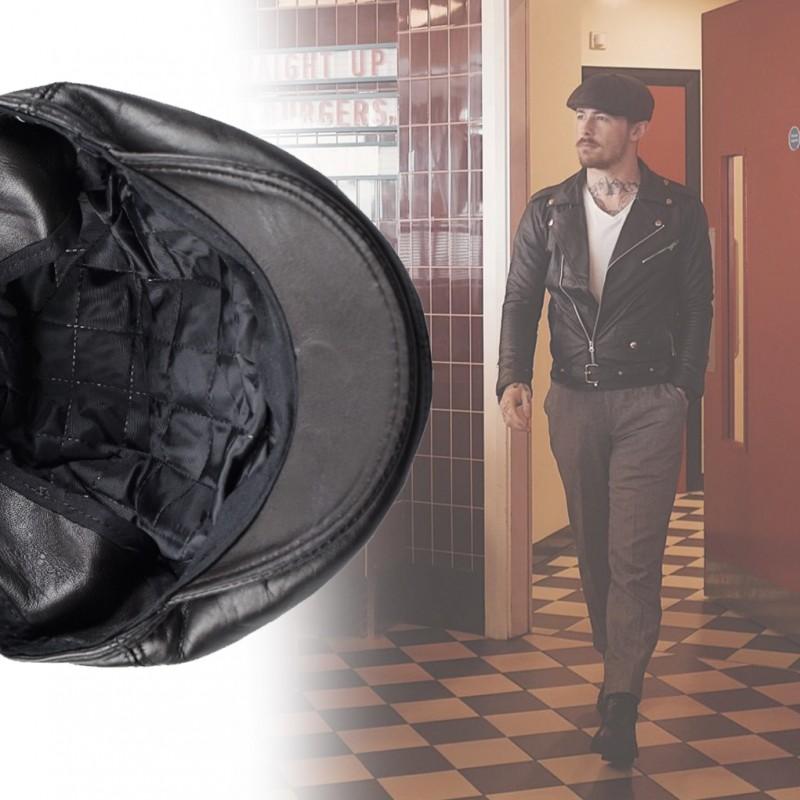 zerimar shoes Gorra de cuero tipo boina estilo Peaky Blinders Gorra Gatsby Rebajas