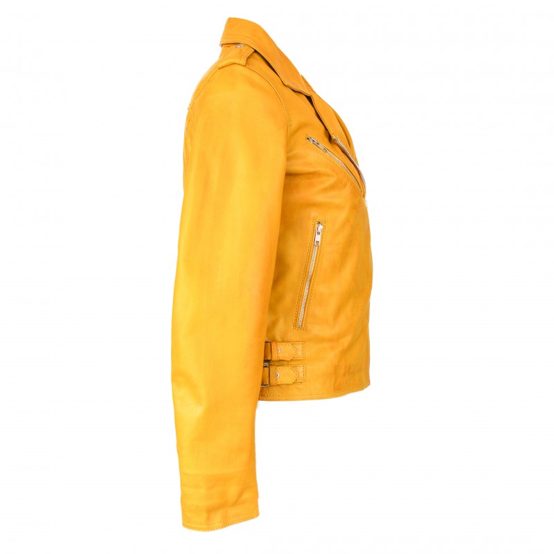 zerimar shoes Chaqueta heavy de piel modelo SYKO Ventas relámpago
