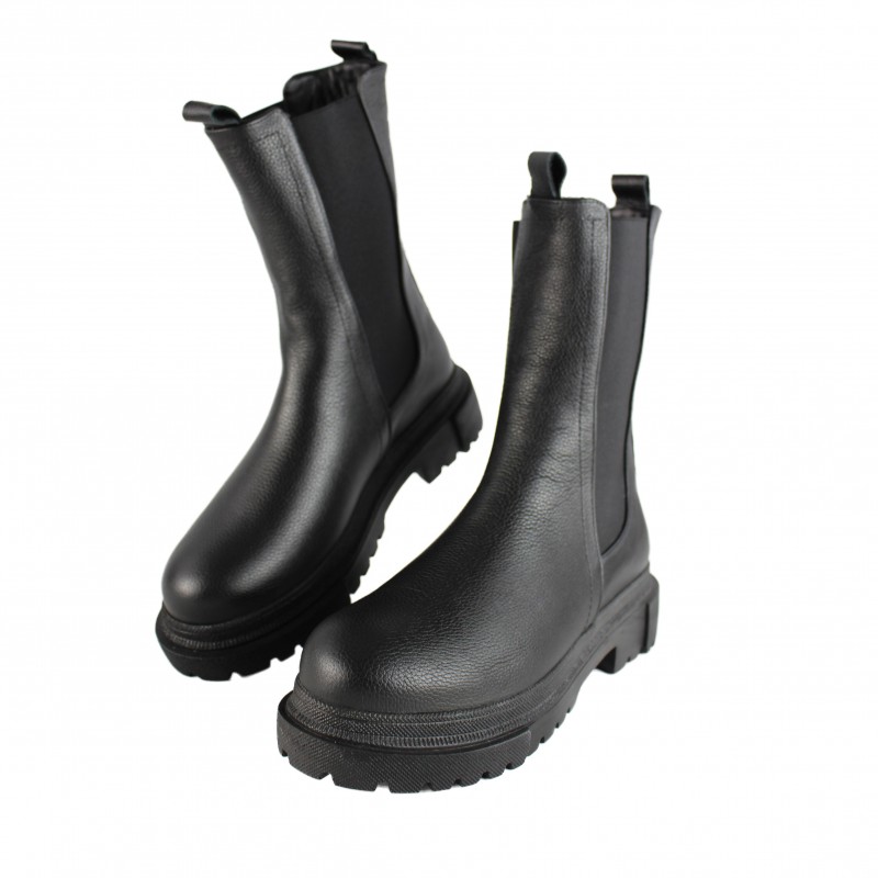 zerimar shoes Botas Chelsea de piel con elástico Envío gratis