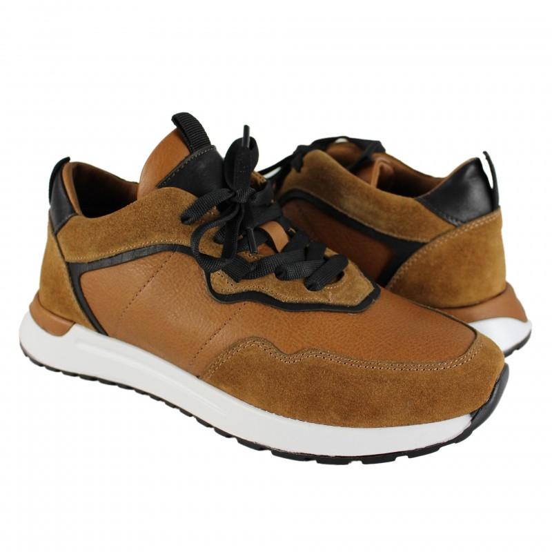 zerimar shoes Sneakers de piel combinados modelo ANGALA ÚLTIMAS EDICIONES