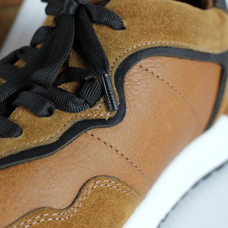 zerimar shoes Sneakers de piel combinados modelo ANGALA ÚLTIMAS EDICIONES