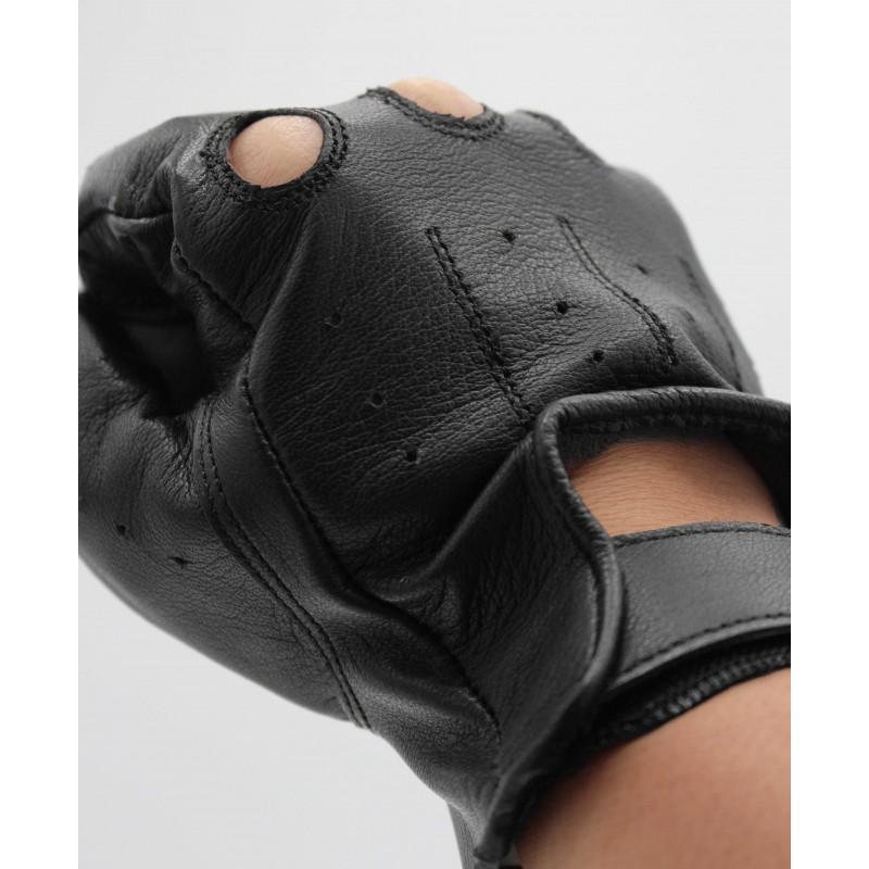 zerimar shoes Guantes de piel sin dedos para conductores cortos Promoción por tiempo limitado