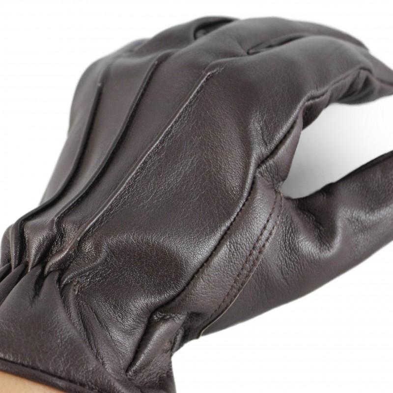 zerimar shoes Guantes de piel para hombre modelo GADIT Oferta especial de fábrica