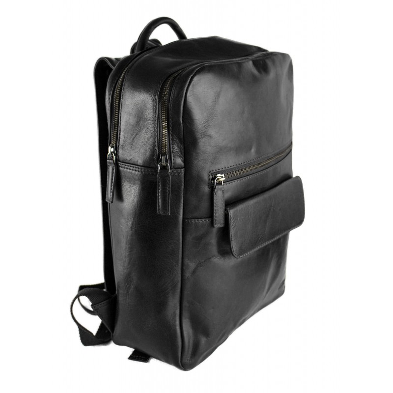zerimar shoes Mochila de piel natural 38x28x11 cm BLOKE Solo queda un día