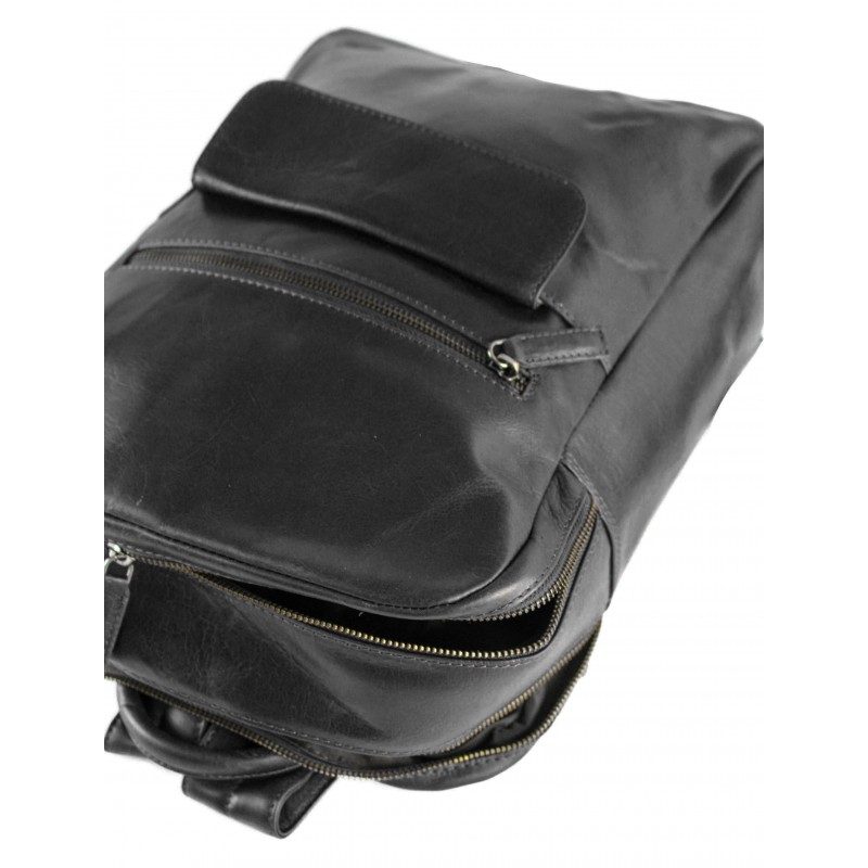 zerimar shoes Mochila de piel natural 38x28x11 cm BLOKE Solo queda un día
