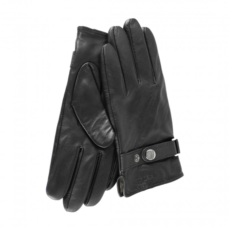 zerimar shoes Guantes de piel con clip ajustable modelo BIRLE Liquidación