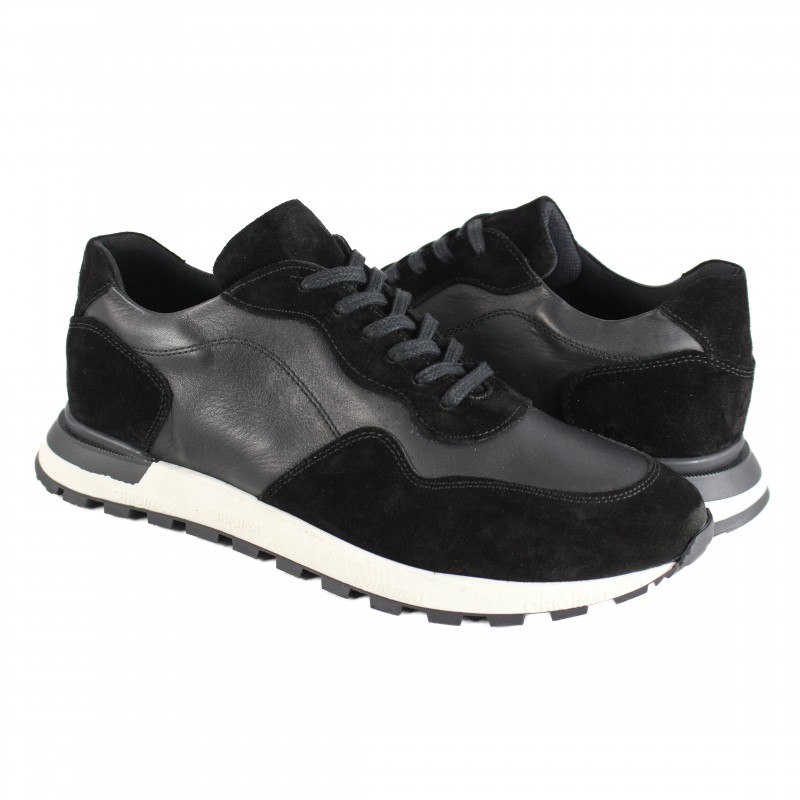 zerimar shoes Sneakers de piel combi con detalle relieve Envío internacional gratuito
