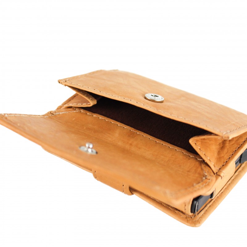 zerimar shoes Cartera de piel con protección RFID para tarjetas 10x8x3 cm Ahorra y exporta