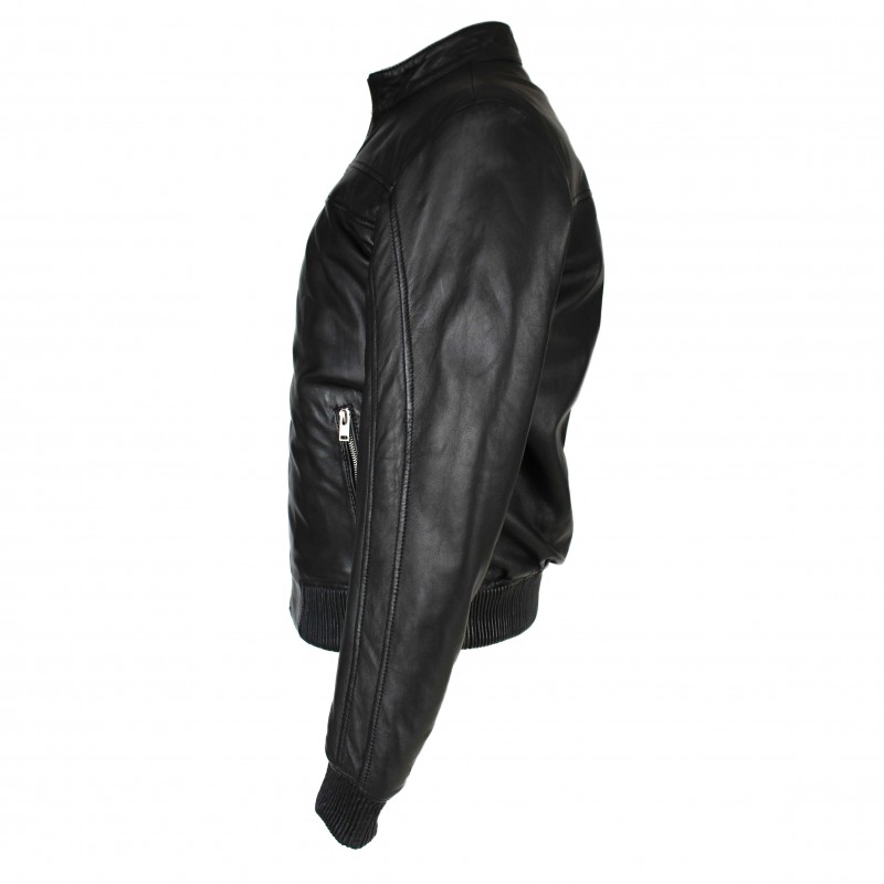 zerimar shoes Chaqueta de piel estilo bomber modelo ANTIPO En oferta