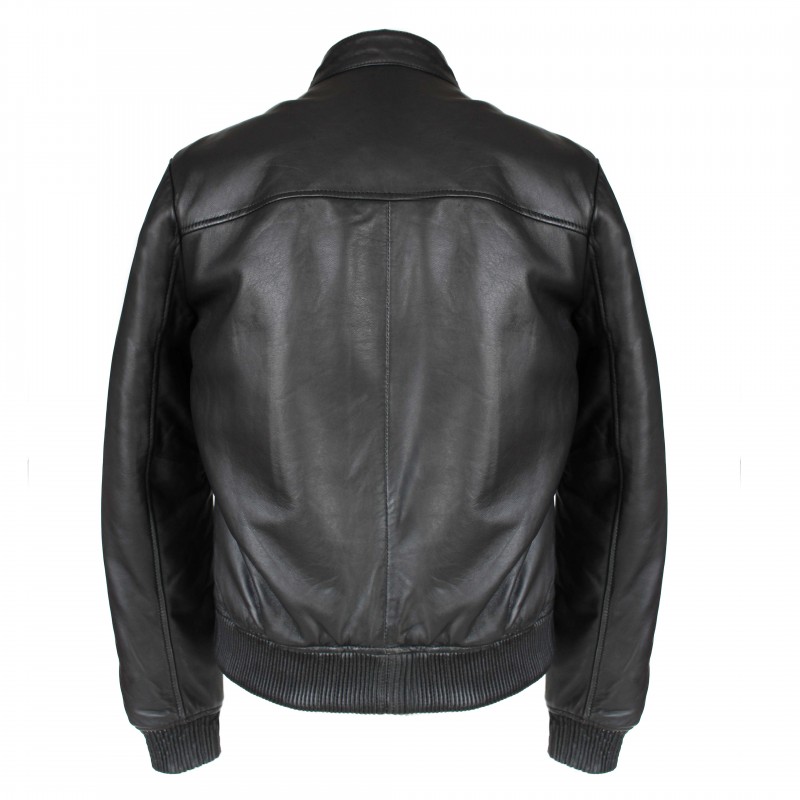 zerimar shoes Chaqueta de piel estilo bomber modelo ANTIPO En oferta