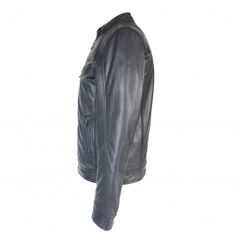 zerimar shoes Chaqueta de piel con cremallera GERMAN Descuentos del mes