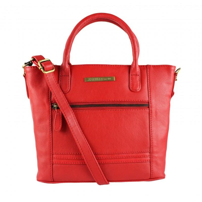 zerimar shoes Bolso de piel con cremallera EXTREMO 21x27x9 cm Grandes ahorros