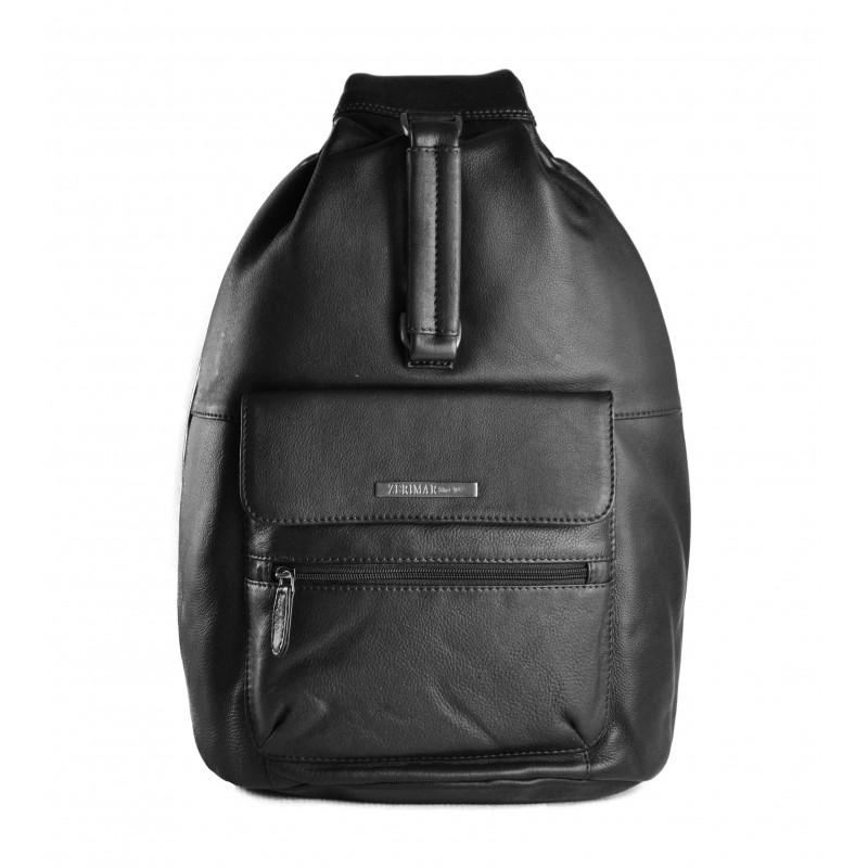 zerimar shoes Mochila de piel natural 40x30x23 cm TORTUGA Rebajas de fin de temporada