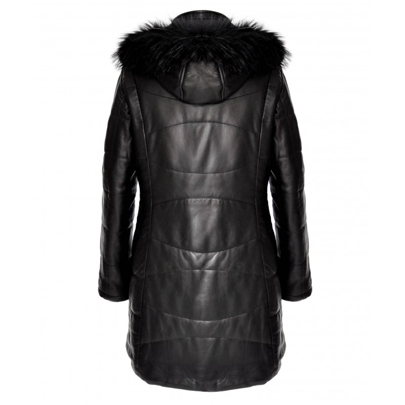 zerimar shoes Parka con capucha de zorro modelo PEPPER Devoluciones gratuitas