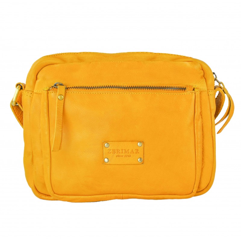 zerimar shoes Bolso de piel con multicremallera JAYCE 30x24x8 cm Gran oferta