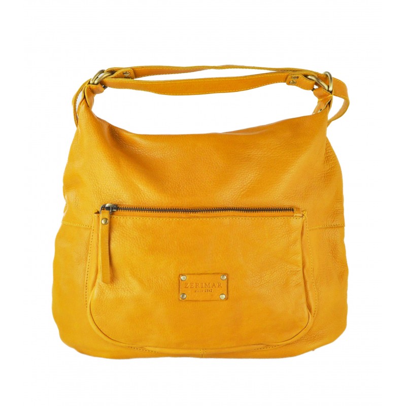 zerimar shoes Bolso-mochila de piel con multicremallera CAITLYN 40x35x10 cm Rebajas baratas