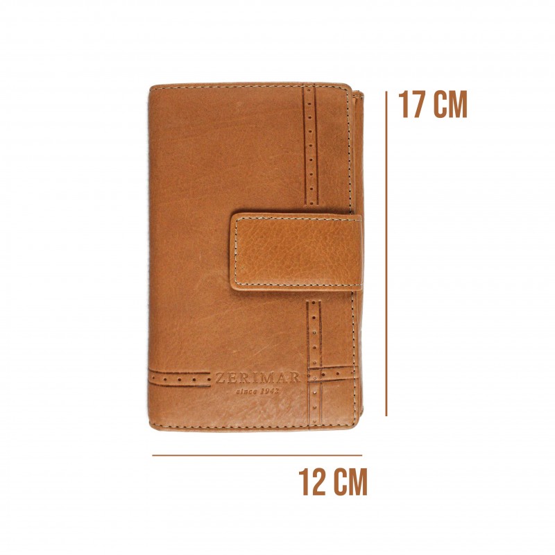 zerimar shoes Cartera de piel multiespacio puntitos 17x12 cm Ventas relámpago