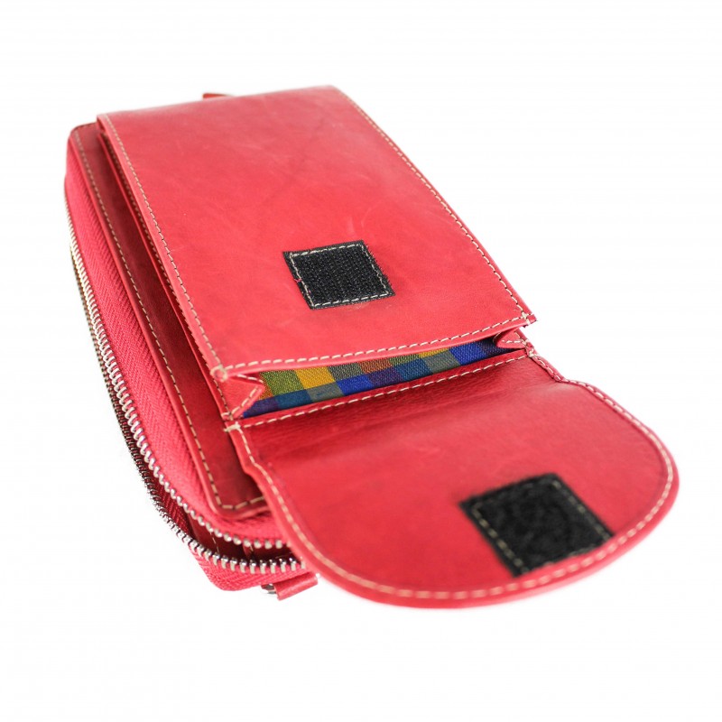 zerimar shoes Cartera bandolera de piel 20x11x4 cm Descuento