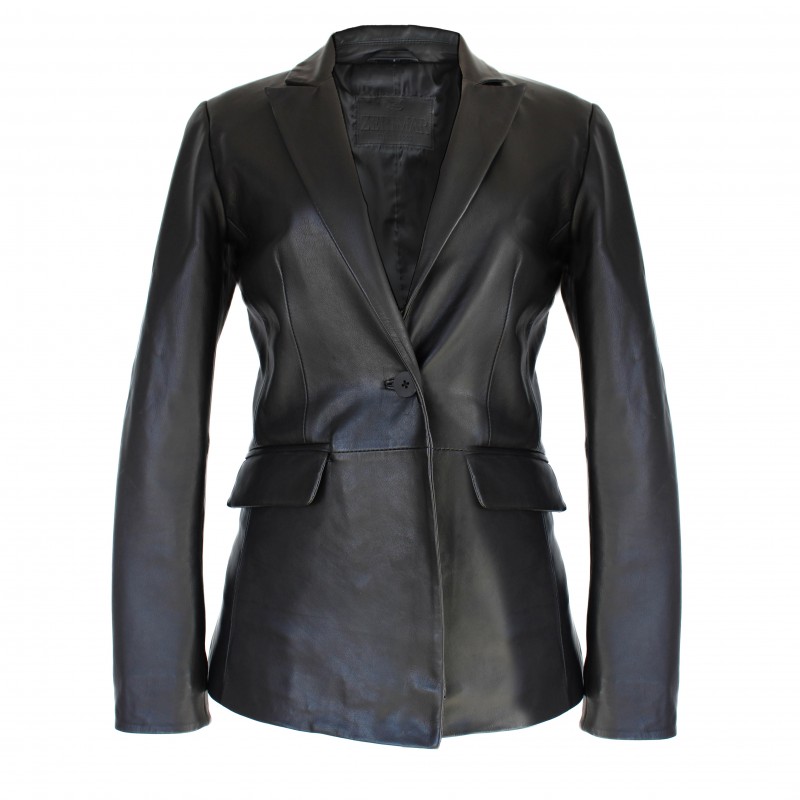 zerimar shoes Blazer de piel para mujer modelo VITTO Mejor oferta
