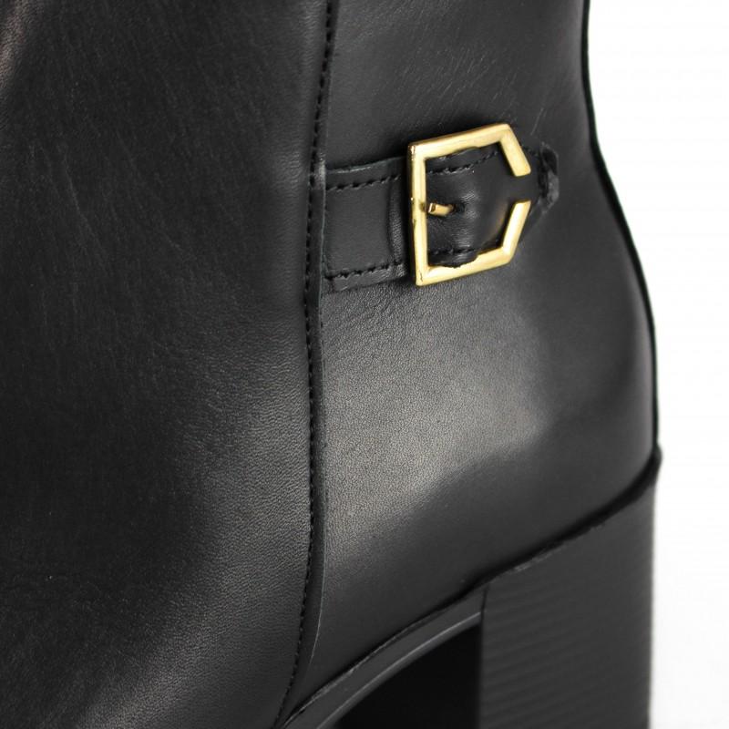 zerimar shoes Botines de piel con tacon y cremallera modelo HIGHES ÚLTIMAS EDICIONES