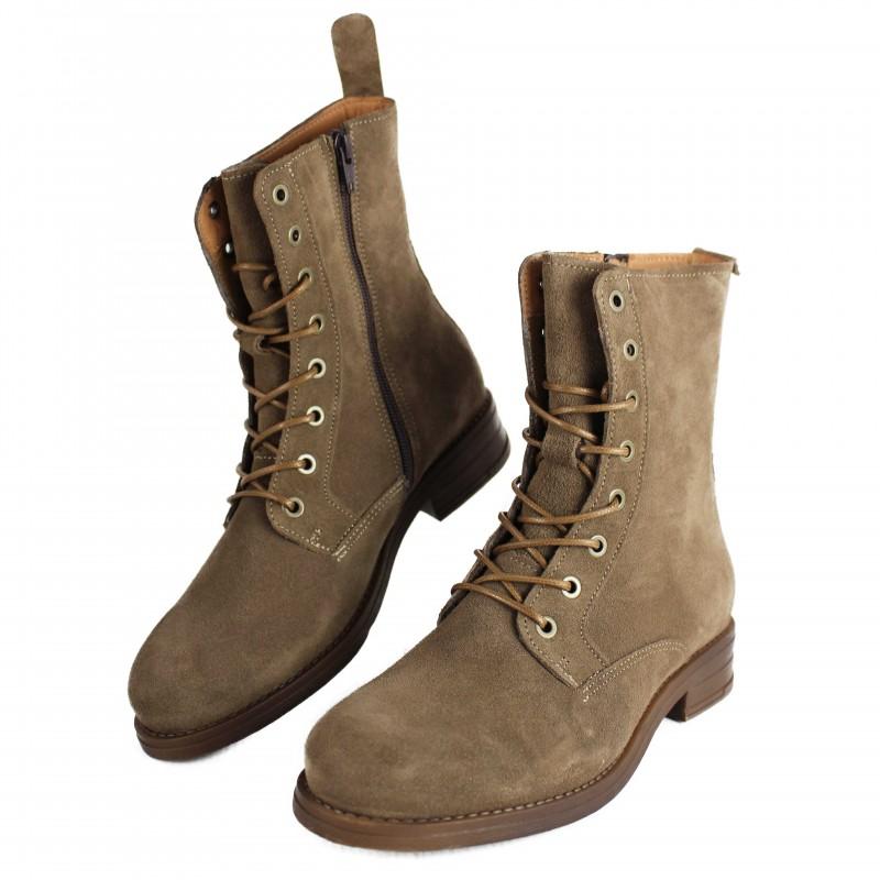 zerimar shoes Botas estilo militar con cremallera modelo DIER Últimos 2 días