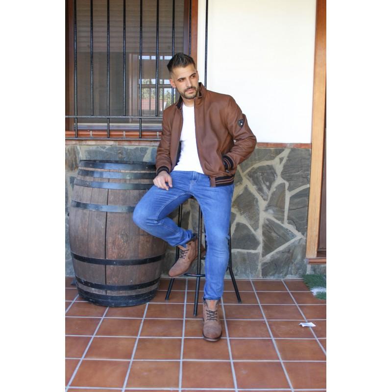 zerimar shoes Botas combi de piel con cierre de cremallera Ahorra y exporta