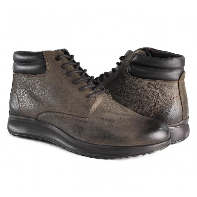 zerimar shoes Botines de piel con degradado y cordones Precios de Black Friday