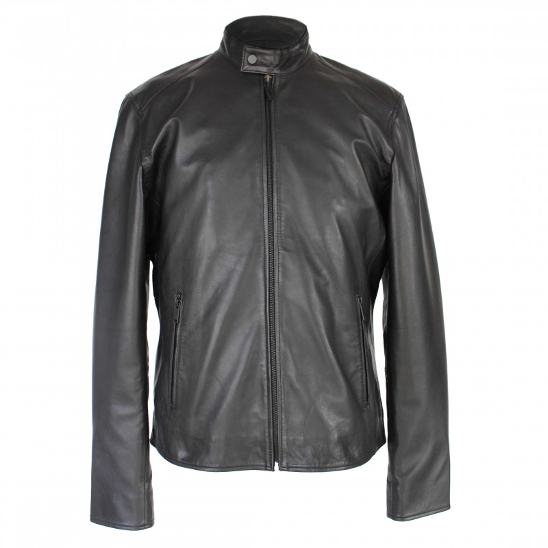 zerimar shoes Chaqueta de piel con cremallera NAULE Rebajas de fin de temporada