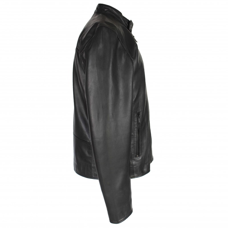 zerimar shoes Chaqueta de piel con cremallera NAULE Rebajas de fin de temporada