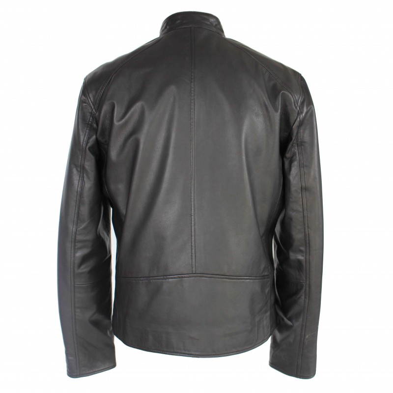 zerimar shoes Chaqueta de piel con cremallera NAULE Rebajas de fin de temporada