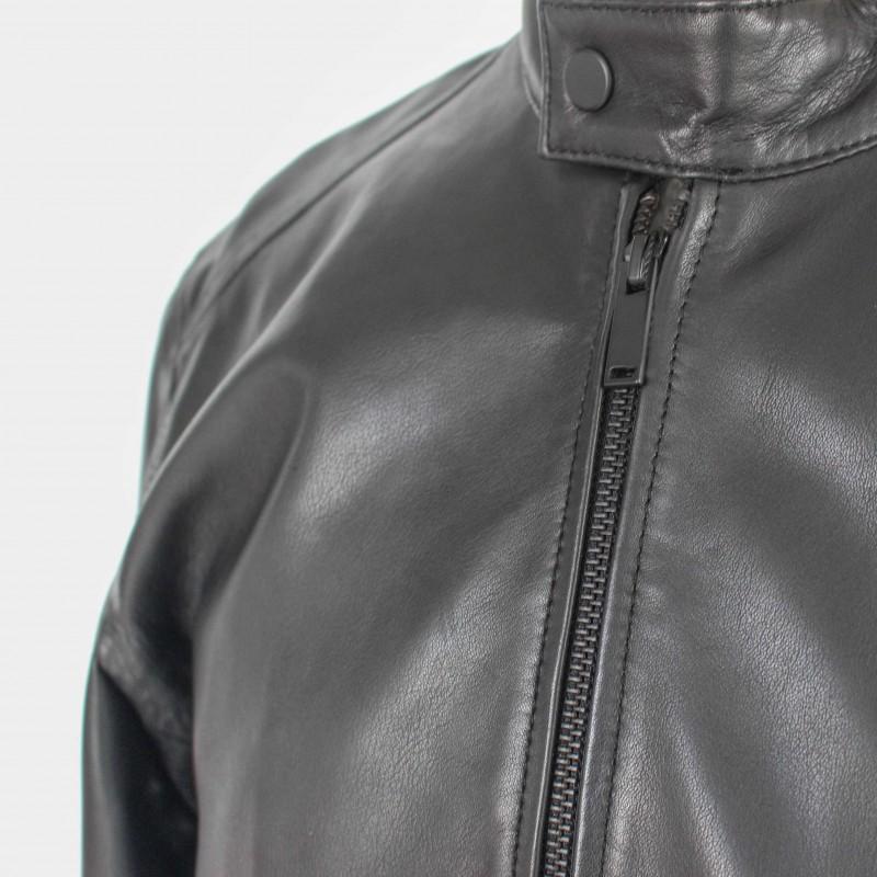 zerimar shoes Chaqueta de piel con cremallera NAULE Rebajas de fin de temporada