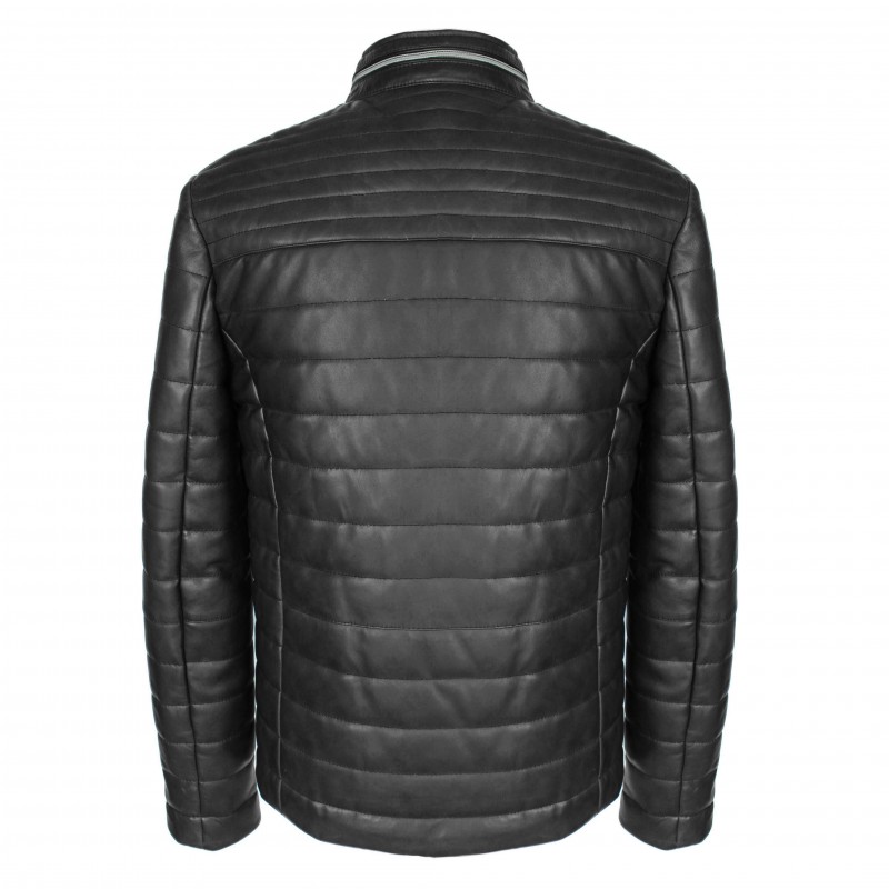 zerimar shoes Chaqueta de piel acolchada BLUEBERRY Precio ultrabajo
