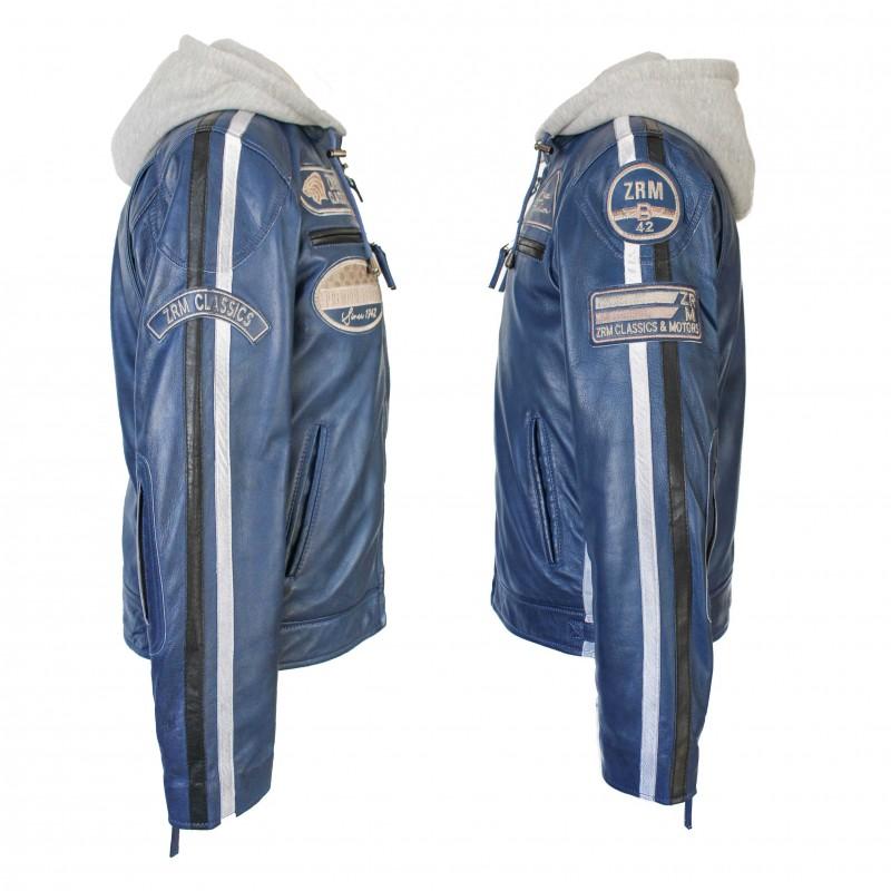 zerimar shoes Chaqueta de piel con parches WOBALL 2025