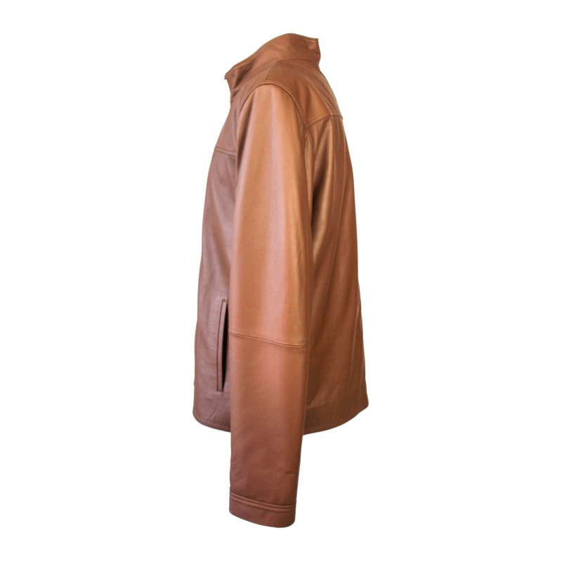 zerimar shoes Chaqueta de cuero con cremallera modelo PANPET Envío gratis