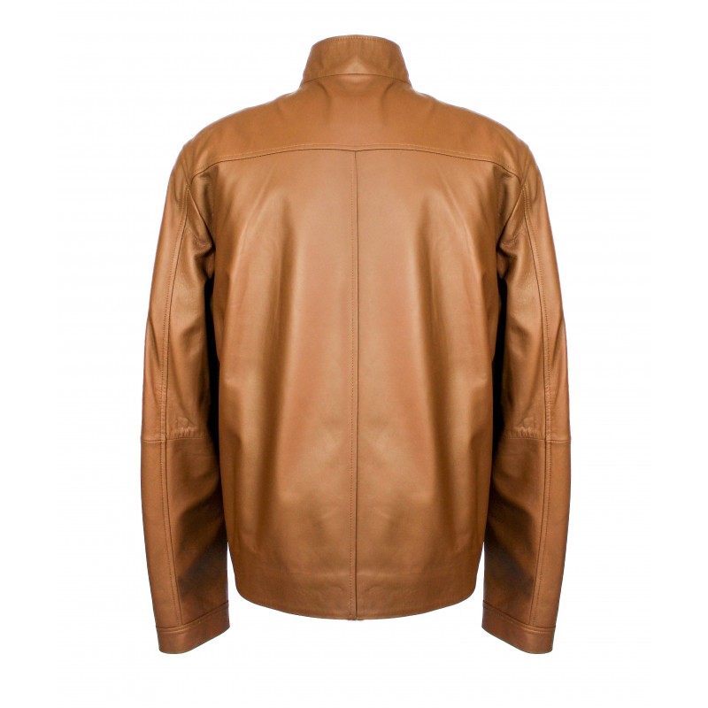 zerimar shoes Chaqueta de cuero con cremallera modelo PANPET Envío gratis