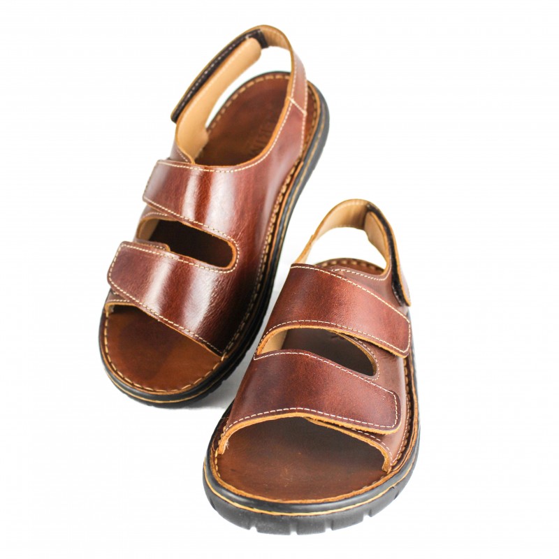 zerimar shoes Sandalia de piel ajustable con velcro modelo JUKONO Superdescuento