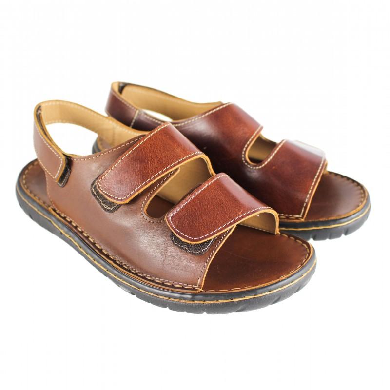 zerimar shoes Sandalia de piel ajustable con velcro modelo JUKONO Superdescuento