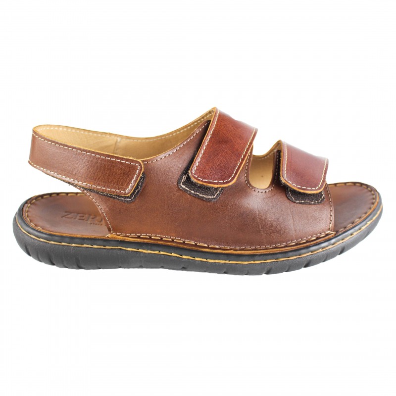 zerimar shoes Sandalia de piel ajustable con velcro modelo JUKONO Superdescuento