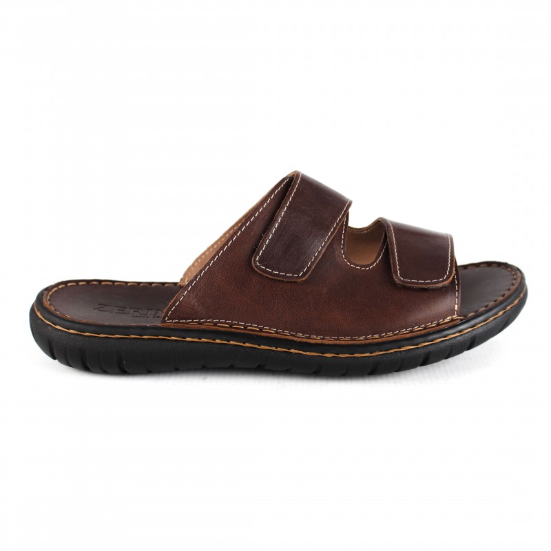zerimar shoes Sandalia de piel ajustable con velcro modelo JOUSKA Grandes descuentos