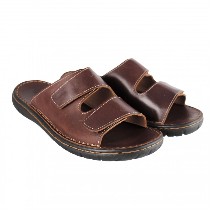 zerimar shoes Sandalia de piel ajustable con velcro modelo JOUSKA Grandes descuentos