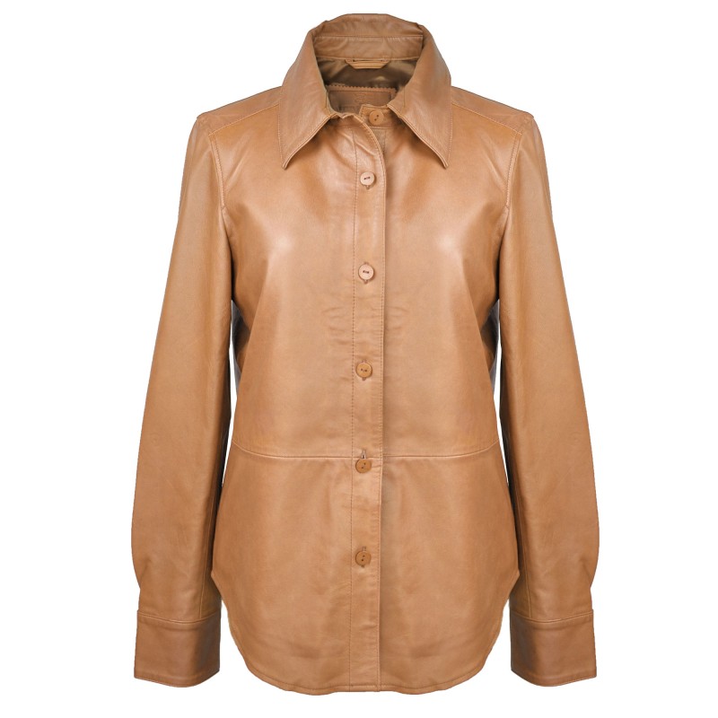 zerimar shoes Sobrecamisa de piel abotonada estilo 80s Precios de Black Friday