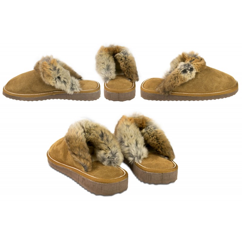 zerimar shoes Zapatillas abiertas de piel Double Face invierno Libre de impuestos
