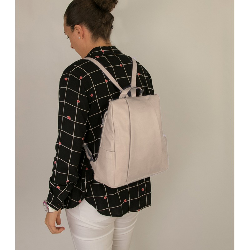 zerimar shoes Mochila de piel natural con cierre trasero antirrobo Descuentos del mes