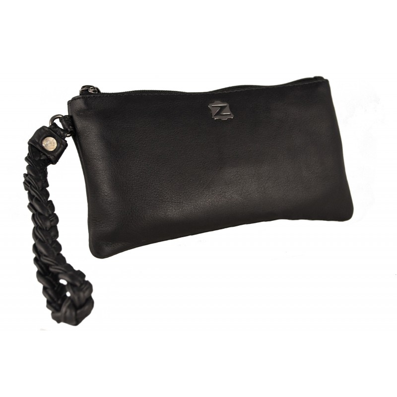 zerimar shoes Cartera de mano con asa corta y cremallera 21x12 cm Última moda