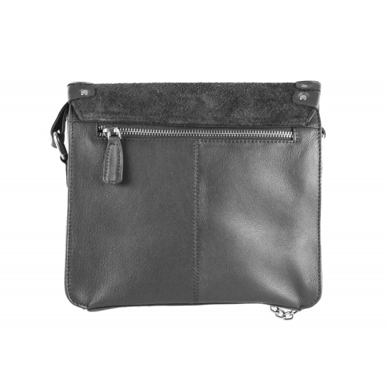 zerimar shoes Bolso bandolera de piel con tachuelas 24x8x20 cm Outlet online