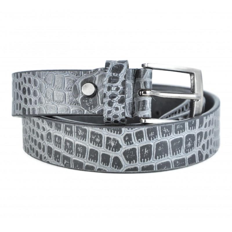 zerimar shoes Cinturon de piel grabado modelo CRYSIS Gran oferta